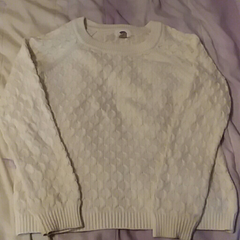 Cream sweater